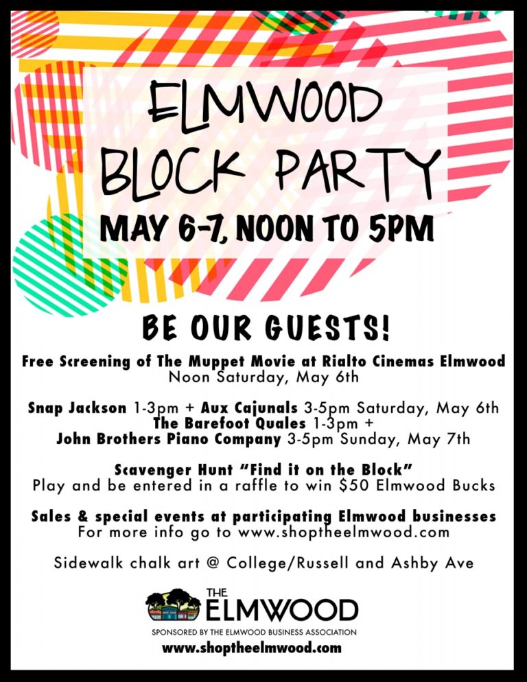 Elmwood Block Party Shop The Elmwood