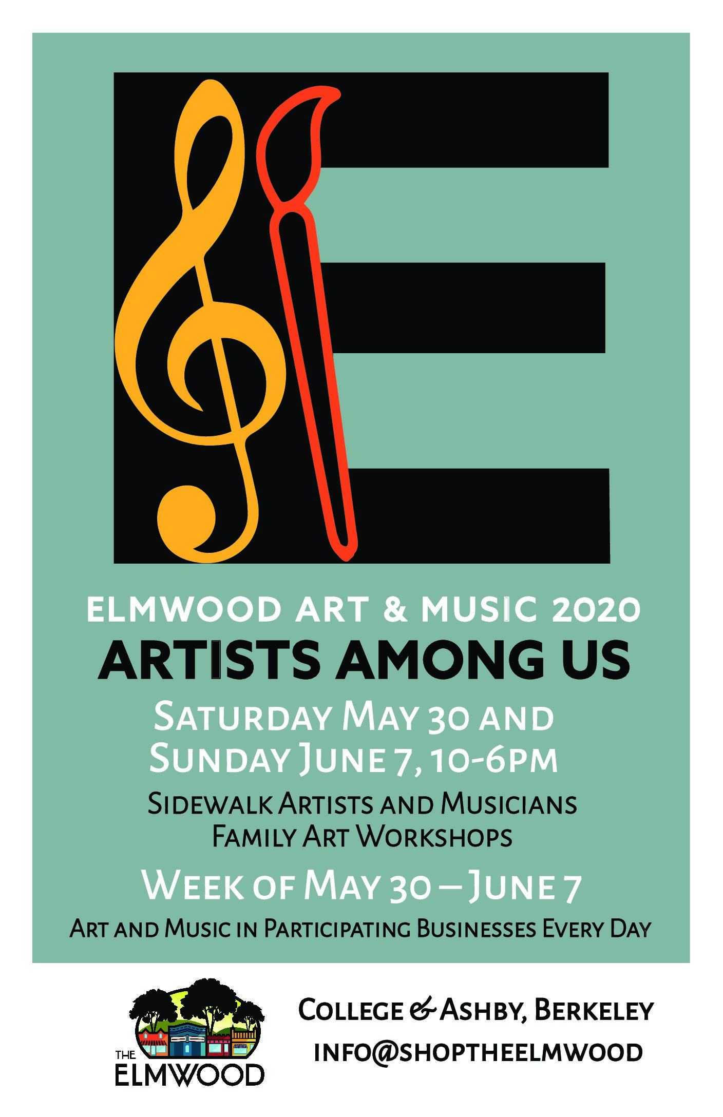 Call to Artists Please participate in Elmwood Art & Music 2020 Shop
